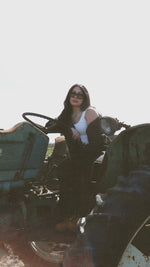 Load image into Gallery viewer, Black Denim Baggy Jeans