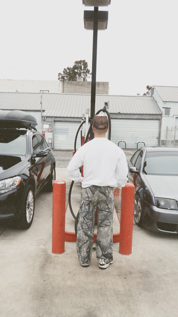 Double Knee Baggy Camo Carpenter Pants