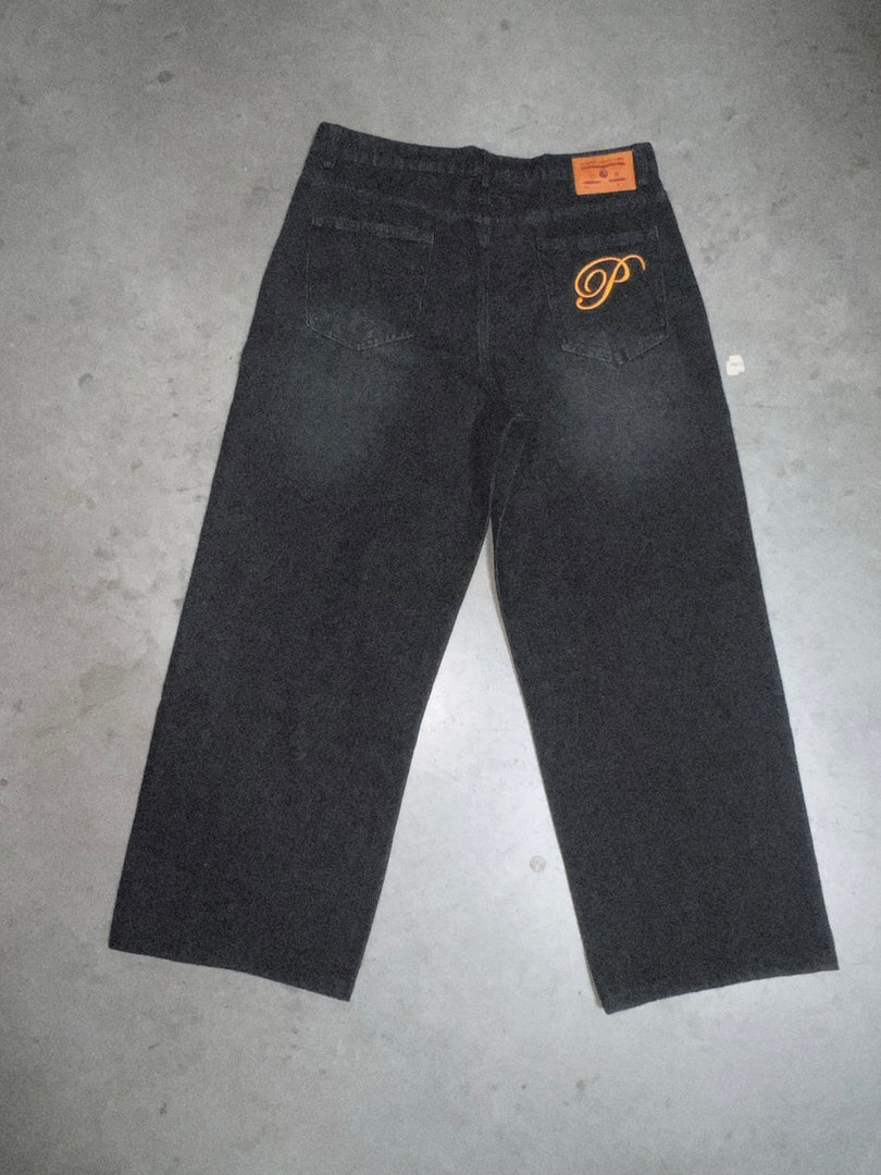 Black Denim Baggy Jeans