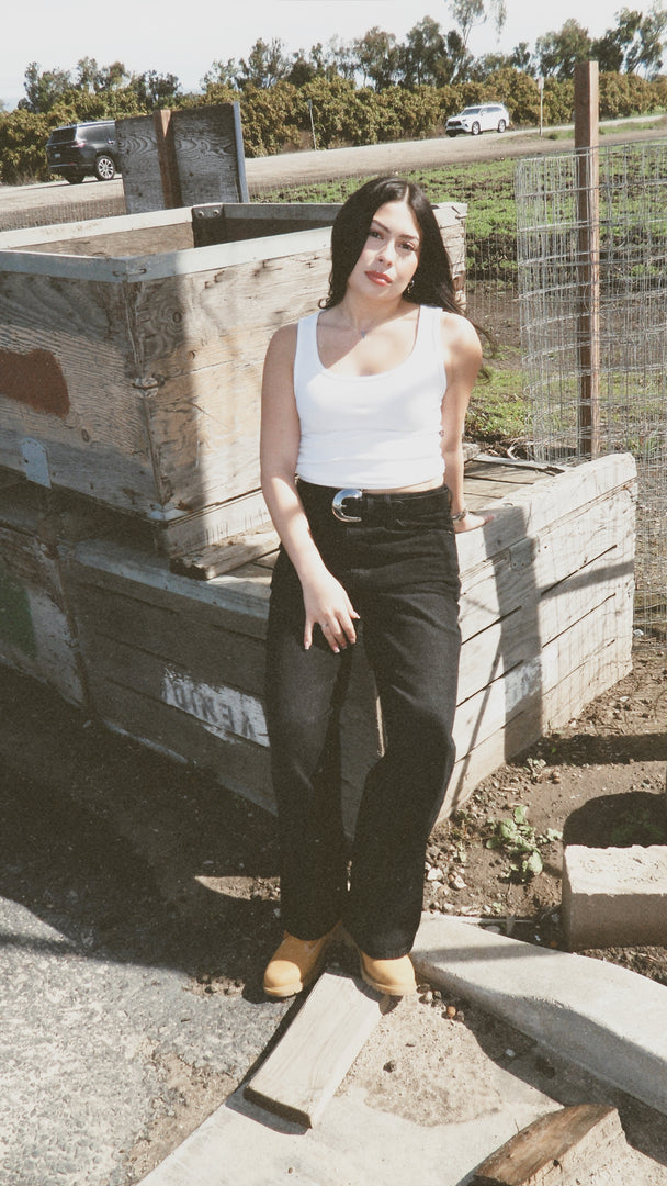 Black Denim Baggy Jeans